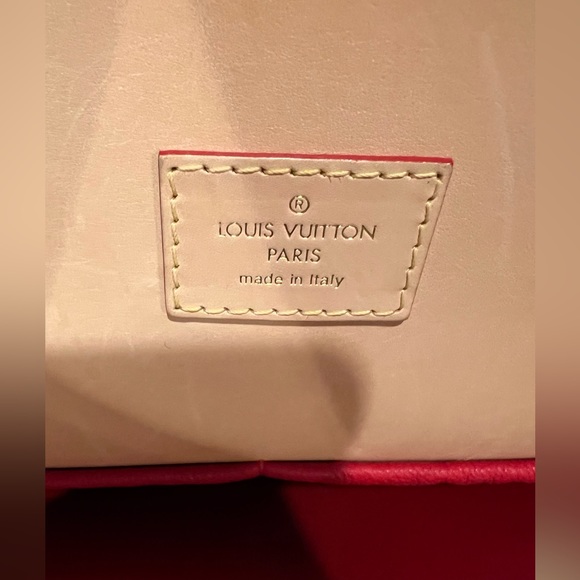 Monogram Calf Hair Spikes Iconoclasts Christian Louboutin Tote Red - Picture 6 of 14